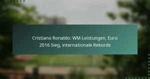 Cristiano Ronaldo: WM-Leistungen, Euro 2016 Sieg, internationale Rekorde